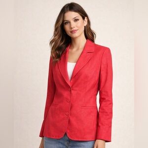 Jones & Co linen-rayon blend blazer NWT